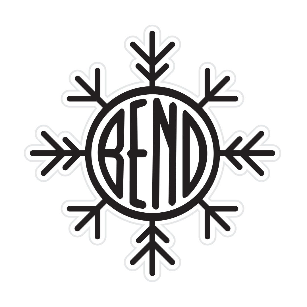 Whether you're a winter sports enthusiast, a fan of cozy fireside gatherings, or simply captivated by the charm of snowy streets, our Snowflake Edition sticker is a delightful representation of Bend's seasonal allure. Stick this on your winter gear, water bottle, or car to carry a piece of Bend's snowy magic wherever you go. It's not just a sticker; it's a charming reminder of the unique and picturesque winters that make Bend, Oregon, a special destination. Great for Mt Bachelor and HooDoo Lovers